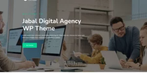 Jabal Digital Agency One page WordPress Theme 1.1破解版主题