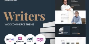 Jack Baker Writer Responsive WordPress Theme 1.0.1破解版主题