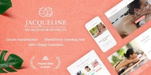 Jacqueline | Spa Massage Salon Beauty WordPress Theme + Elementor 2.12破解版主题