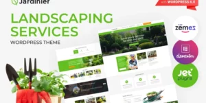 Jardinier Landscaping Services WordPress Theme 1.0.3破解版主题