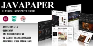 Javapaper – Classic Newspaper Theme 1.4破解版主题
