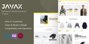 Javax Elementor WooCommerce Theme 1.0.1破解版主题
