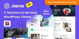 Jeena | IT Solutions Technology Elementor WordPress Theme 1.0.1破解版主题