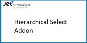 JetFormBuilder Pro Hierarchical Select Addon 1.0.3破解版插件