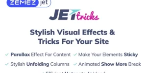 JetTricks Visual Effects Addon for Elementor WordPress Plugin 1.4.8破解版插件