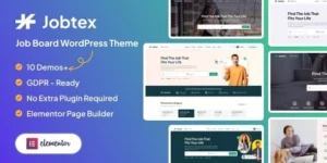 Jobtex – Job Board WordPress Theme 1.0.7破解版主题