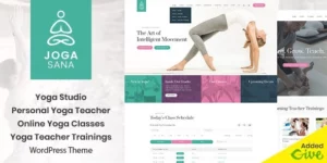 Jogasana Yoga Oriented WordPress Theme 2.4破解版主题