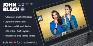 JohnBlack Photography 2.0.1破解版主题