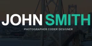 JohnSmith Online CV WordPress Theme 1.2.3破解版主题