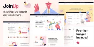 Join Up BuddyPress Community Theme 1.2破解版主题