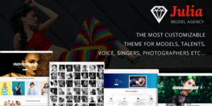 Julia Talent Management WordPress Theme 2.1.7破解版主题