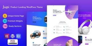 Jupi Product Landing WordPress Theme 1.6.4破解版主题