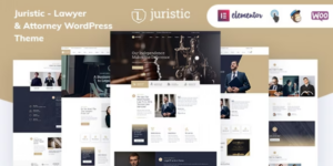 Juristic Lawyer Attorney WordPress Theme 1.0.6破解版主题