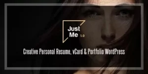Just Me | Creative Portfolio WordPress Theme 1.0破解版主题