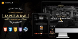 Jz Pub Bar WordPress Theme 3.0破解版主题