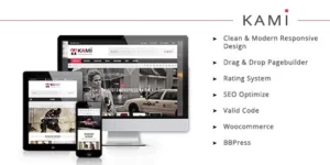 KAMI Creative Magazine and Blog WordPress Theme 2.1破解版主题