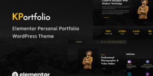 KPortfolio Personal Portfolio WordPress Theme 1.0破解版主题