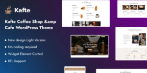 Kafte – Coffee Shop Cafe WordPress Theme 1.0.1破解版主题