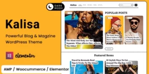 Kalisa | Blog Magazine WordPress Theme 1.8破解版主题