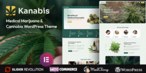 Kanabis Medical Marijuana Cannabis WordPress Theme 1.0.0破解版主题