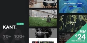 Kant A Multipurpose WordPress Theme for Startups