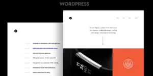 Kapena Minimal Portfolio WordPress Theme 1.2破解版主题
