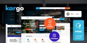 Kargo | Logistics Transportation WordPress Theme 1.1.5破解版主题
