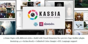 Kassia Photography WordPress Theme 1.0破解版主题