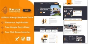 Kasuua – Architect Design WordPress Theme 1.0.0破解版主题