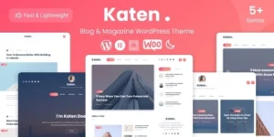 Katen Blog Magazine WordPress Theme 1.0.4破解版主题