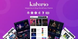 Katerio Magazine Blog WordPress Theme 1.0破解版主题