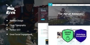 Kayaking / Paddling / Water Sports Outdoors WordPress Theme 1.5.1破解版主题