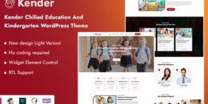 Kender – Chiliad Education And Kindergarten WordPress Theme 1.0.1破解版主题