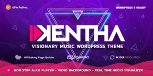 Kentha Non-Stop Music WordPress Theme with Ajax 4.6.0破解版主题