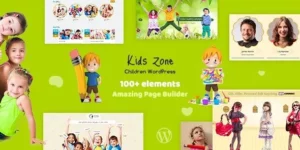 Kids Zone | Children Kids WordPress Theme 5.4破解版主题