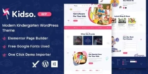 Kidso Modern Kindergarten WordPress Theme 1.0.0破解版主题