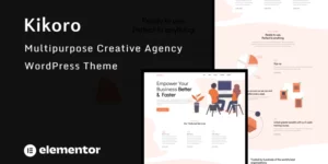 Kikoro Creative Agency WordPress Theme 1.0.0破解版主题