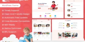Kindergarten Play School WordPress Theme 1.0.0破解版主题