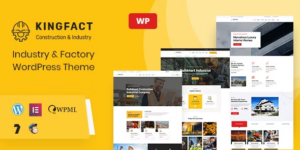 Kingfact | Industry Factory WordPress Theme + RTL 1.1.1破解版主题