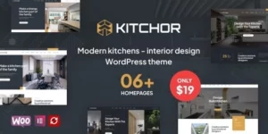 Kitchor Interior Design WordPress Theme 1.2.4破解版主题