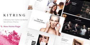 Kitring A Beauty Hair Salon WordPress Theme 2.8破解版主题
