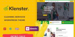 Klenster Cleaning Services WordPress Theme 1.0.9破解版主题