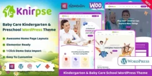 Knirpse – Kindergarten Baby Care WordPress Theme 1.5.6破解版主题