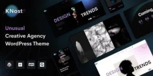 Knost Creative Agency Portfolio WordPress Theme 1.2.5破解版主题