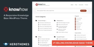 KnowHow A Knowledge Base WordPress Theme 1.1.20破解版主题