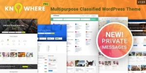Knowhere Pro Multipurpose Classified Directory WordPress Theme 1.5.9破解版主题