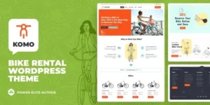 Komo Bike Rental Shop WordPress Theme 13.1破解版主题