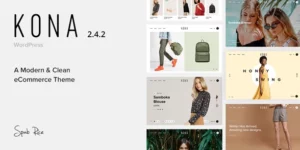 Kona Modern Clean eCommerce WordPress Theme 2.8.1破解版主题