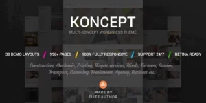 Koncept Responsive Multi-Concept WordPress Theme 1.1破解版主题
