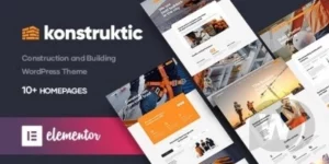 Konstruktic Construction Building WordPress Theme 1.1.1破解版主题